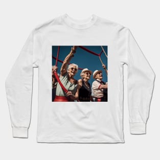 Pensioners as trapeze Artists Long Sleeve T-Shirt